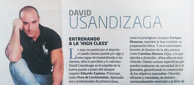 Reportaje en El Mundo